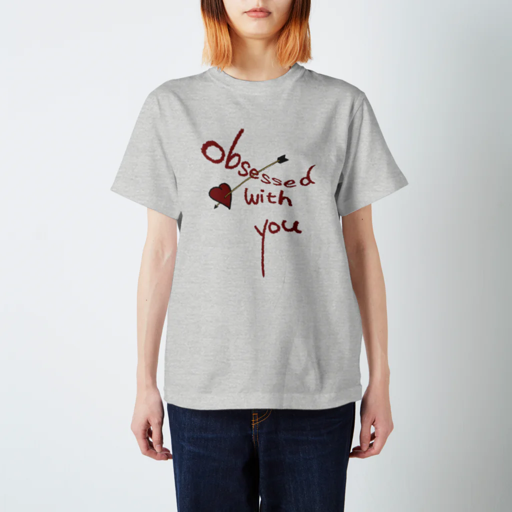 .cafune. のobsessed with you Regular Fit T-Shirt