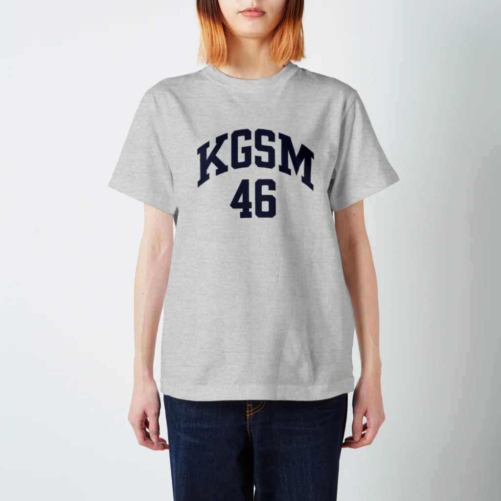 エルデザインプラス@鹿児島のデザイン事務所のKGSM（鹿児島）navy blue スタンダードTシャツ