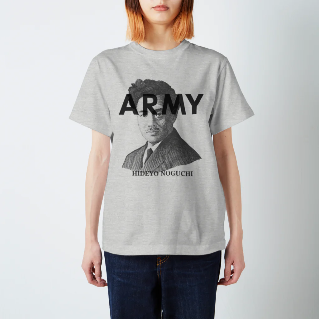 部屋とデニムとわたしのU.S.ARMYな野口英世さん スタンダードTシャツ