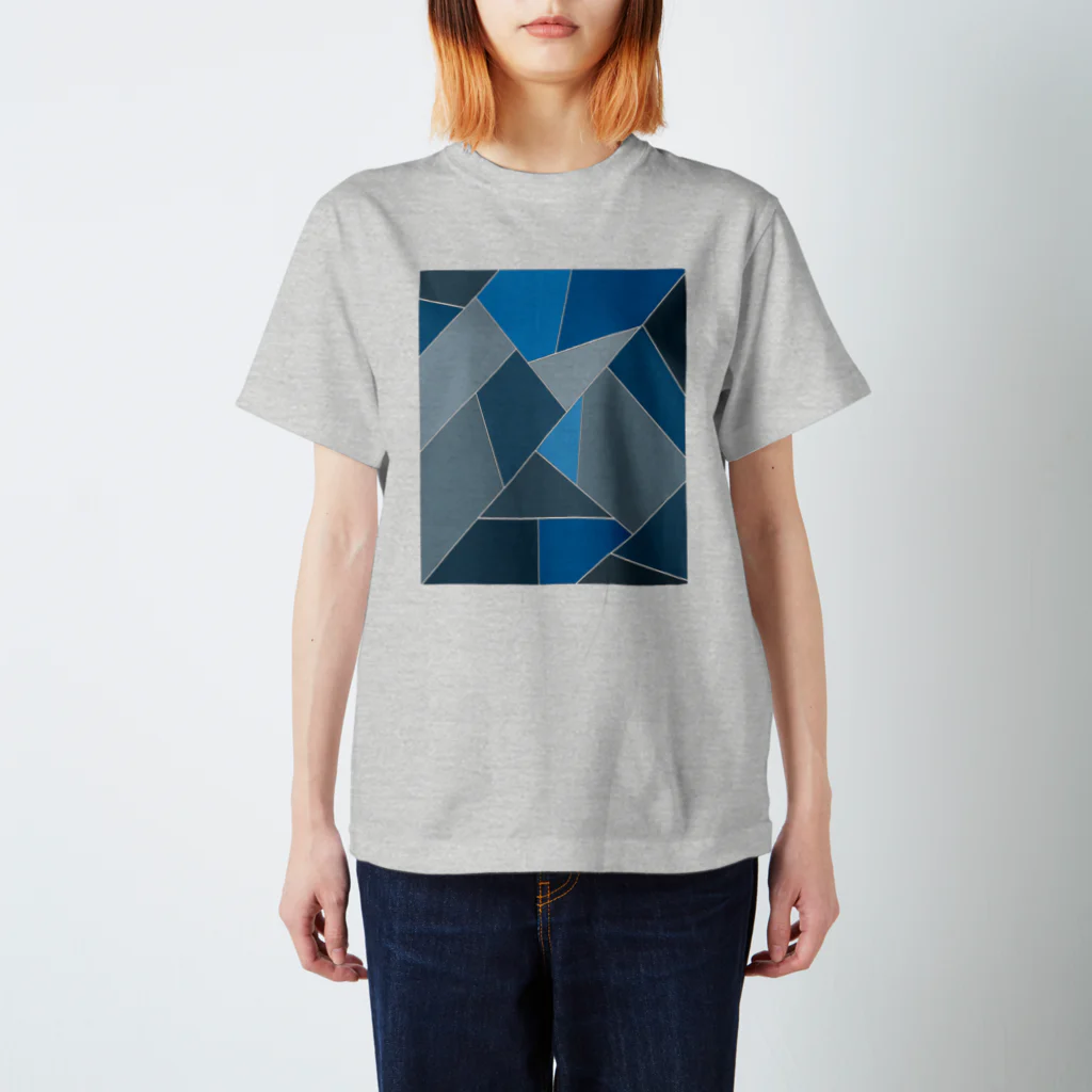 ○○ marumaruの十人十色いろんなカタチ (ブルー) Regular Fit T-Shirt