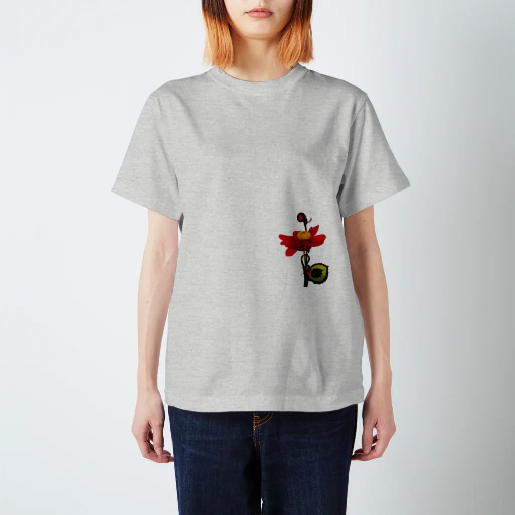 マエソワヒロユキ SHOPのAnalog-Flower スタンダードTシャツ
