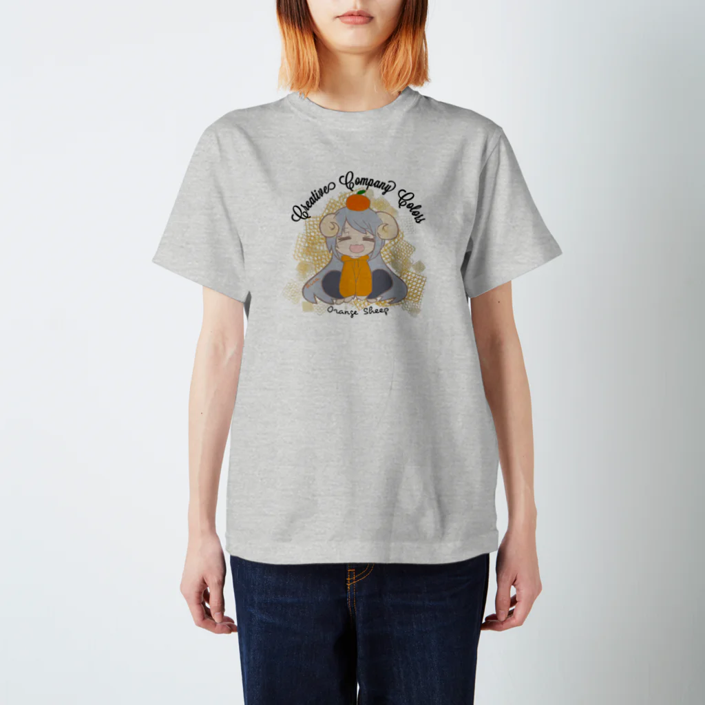 CCC STORES出張所の【ひつじのりさ】Tシャツ design by 山内里紗 スタンダードTシャツ