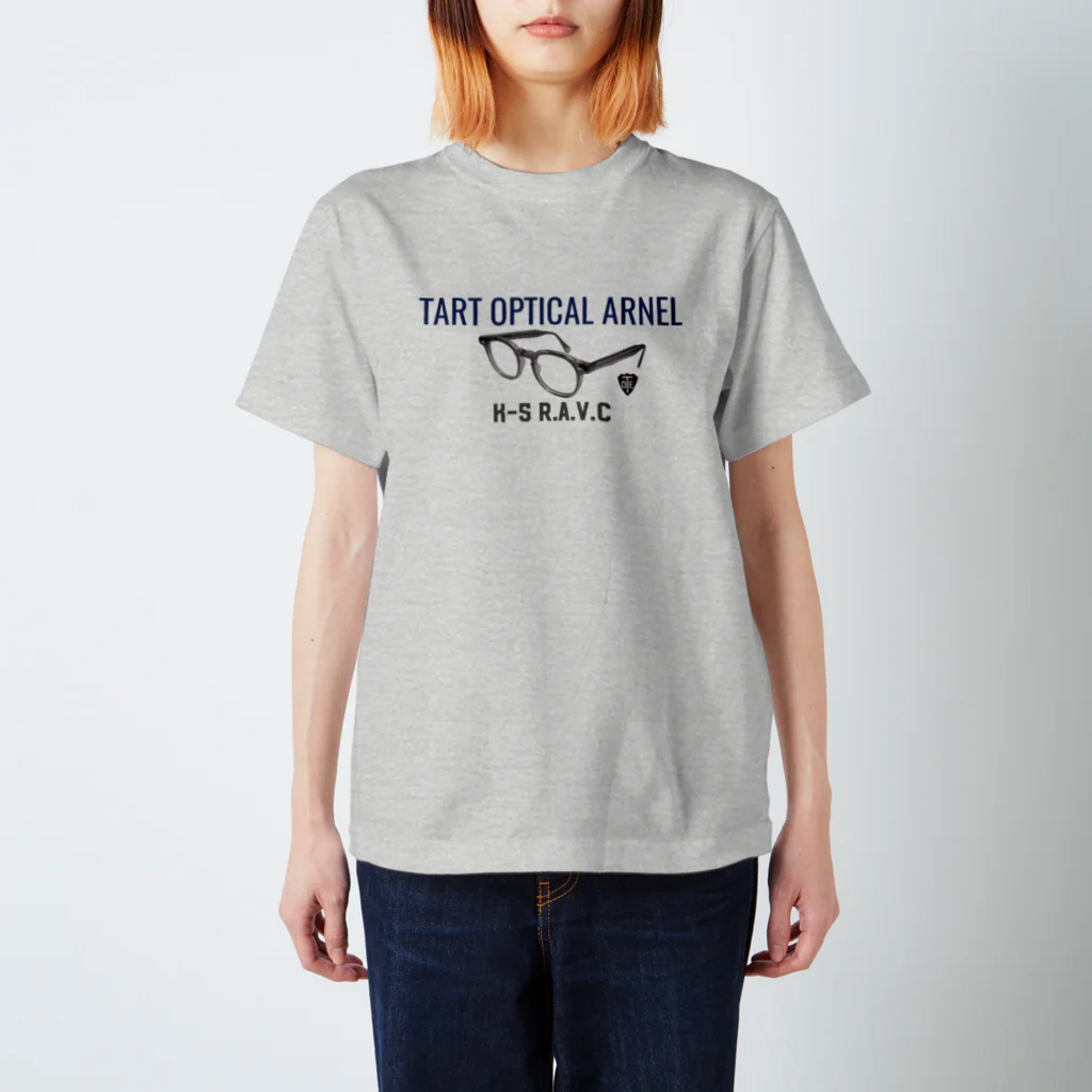 京極👓🎩のTART OPTICAL風メガネ好き スタンダードTシャツ