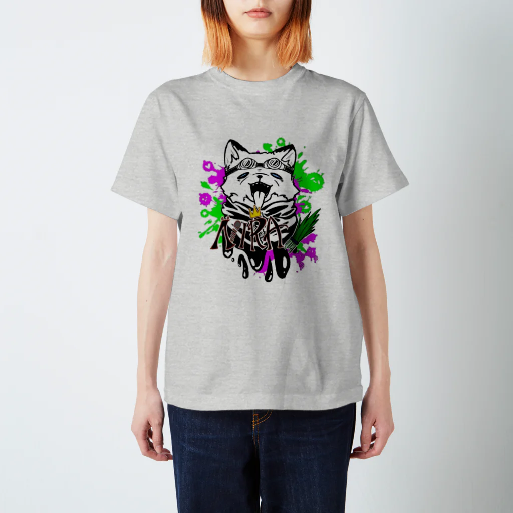 草乃ニラ🦝の袖なんていらない獣だもん Regular Fit T-Shirt