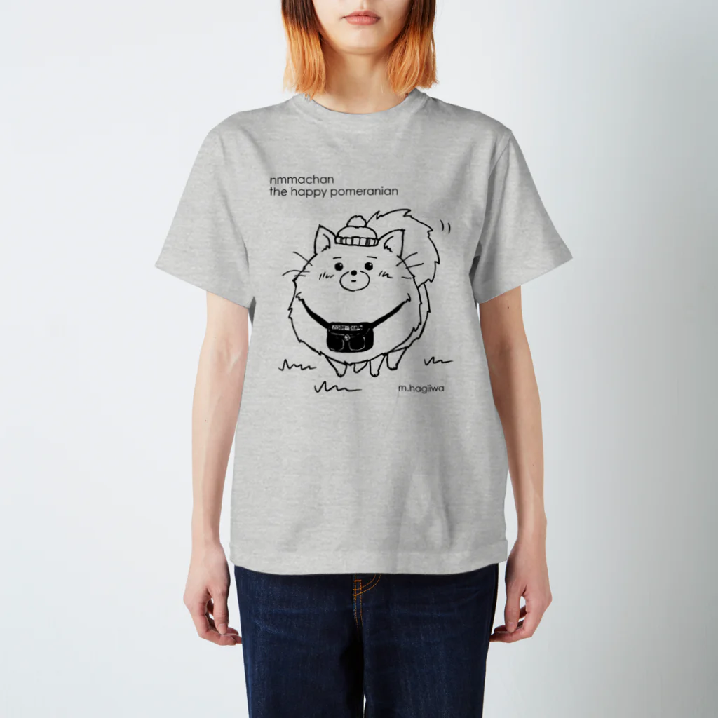 萩岩睦美のグッズショップのTシャツ　んまちゃんA スタンダードTシャツ