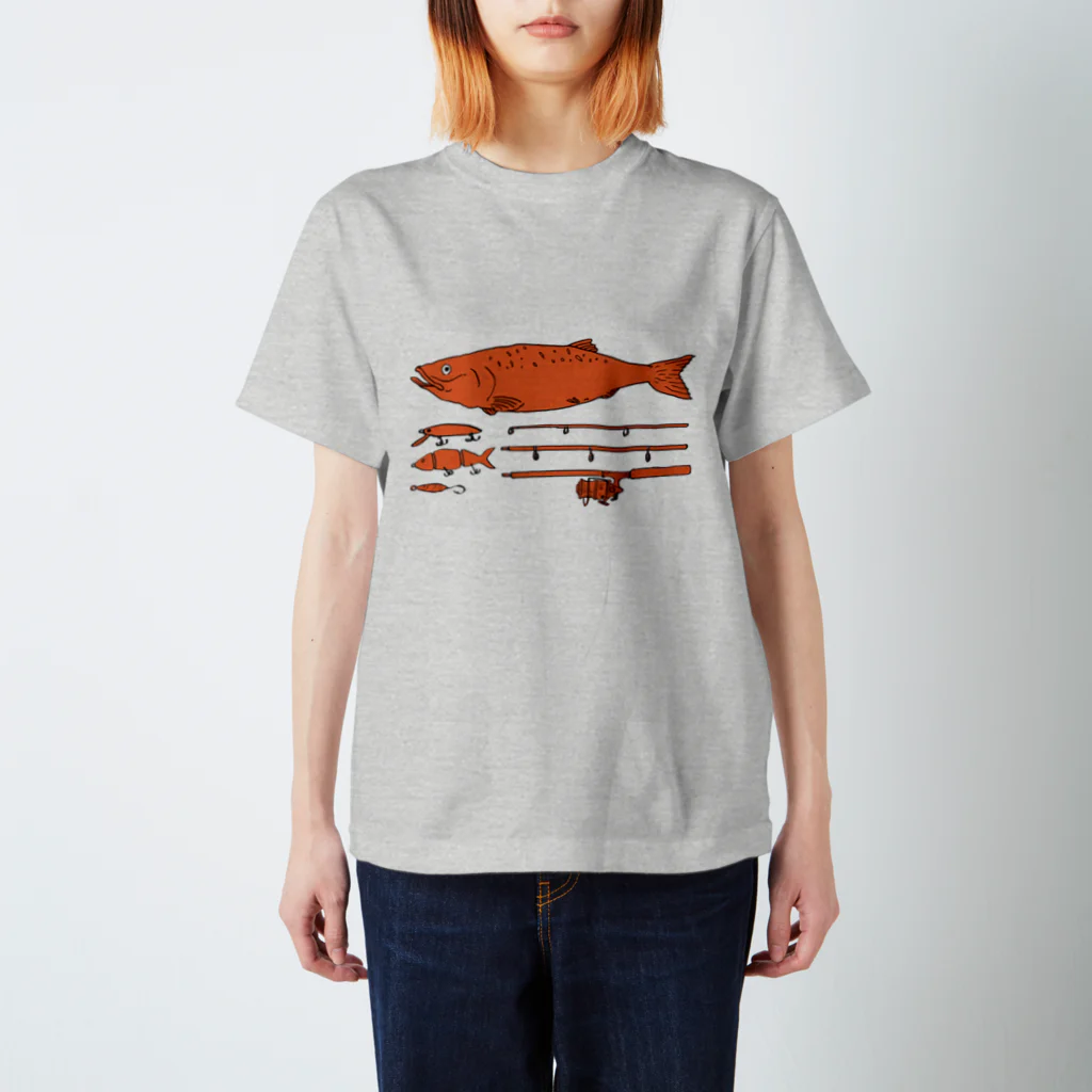 ワディ/Flyer ShopのSalmon Fishing スタンダードTシャツ