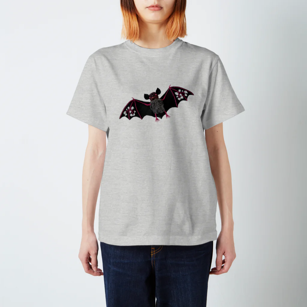 水島ひねの黒蝙蝠 티셔츠