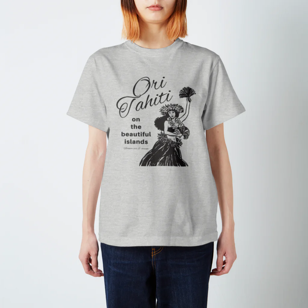 Noa Noa Art ＆ Designのオリ・タヒチ｜Tahitian Dancer 02 Regular Fit T-Shirt