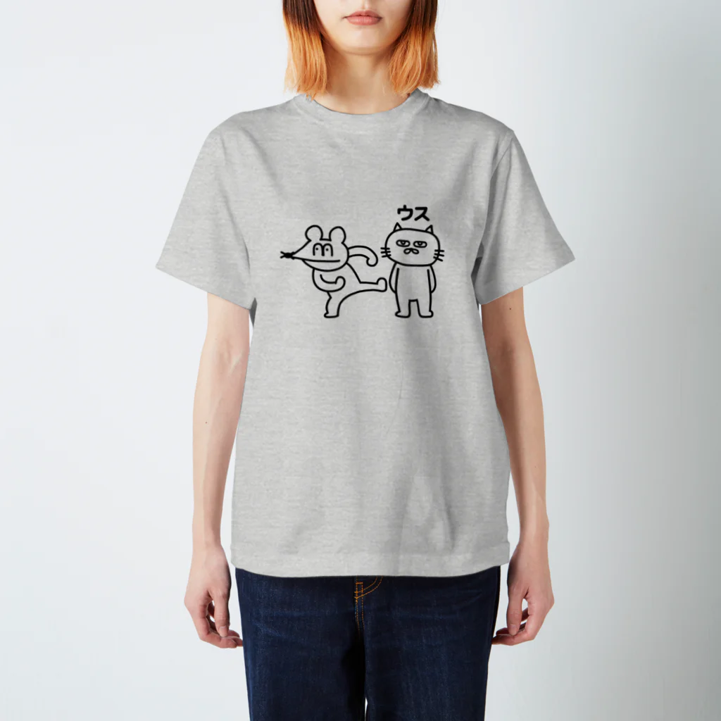 べんぴねこ屋 suzuri店のウスネヅ その１ スタンダードTシャツ