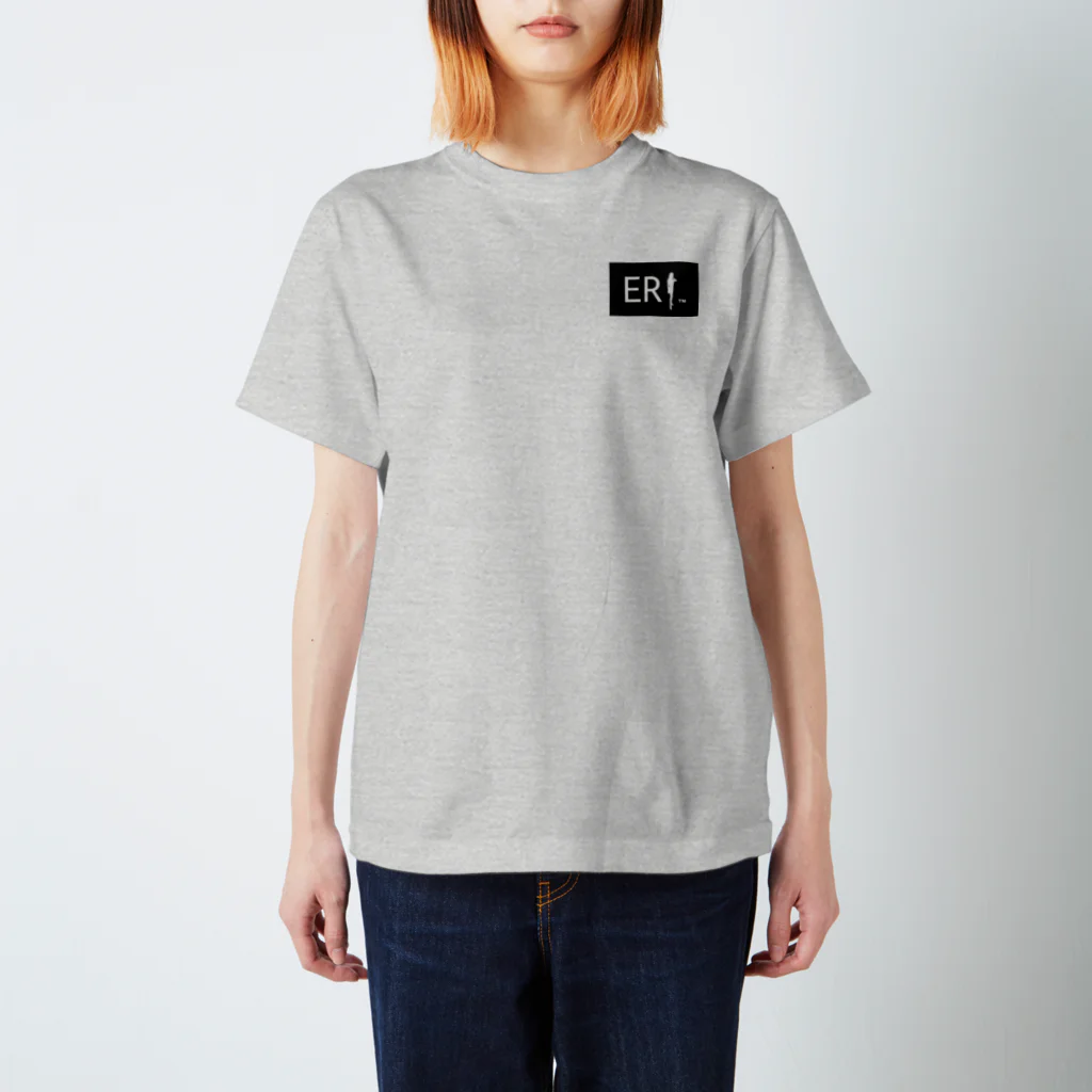 ERIのERI Boxロゴ アッシュ Regular Fit T-Shirt