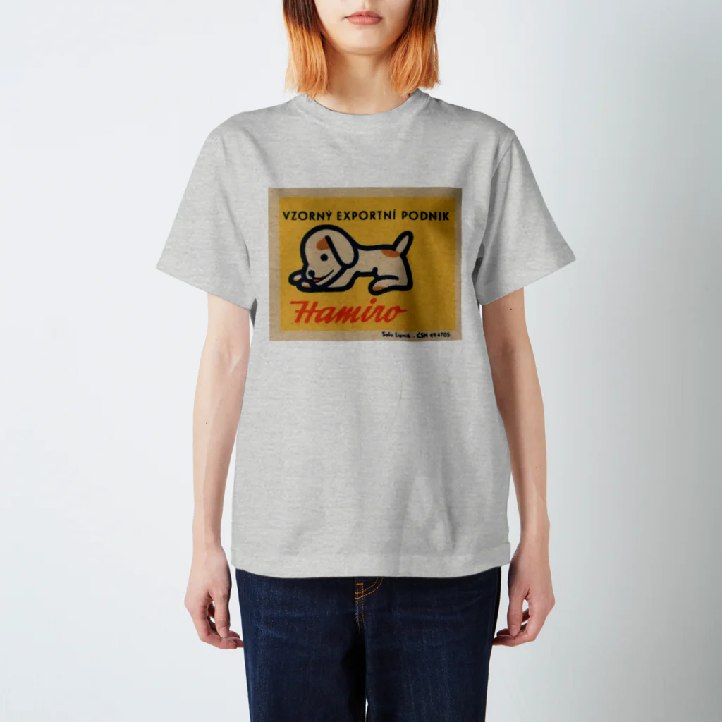 YS VINTAGE WORKSのチェコ　子犬 スタンダードTシャツ