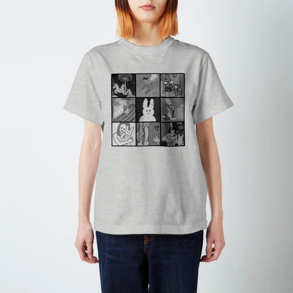 千代紙商店のバラエT ﾓﾉｸﾛ Regular Fit T-Shirt