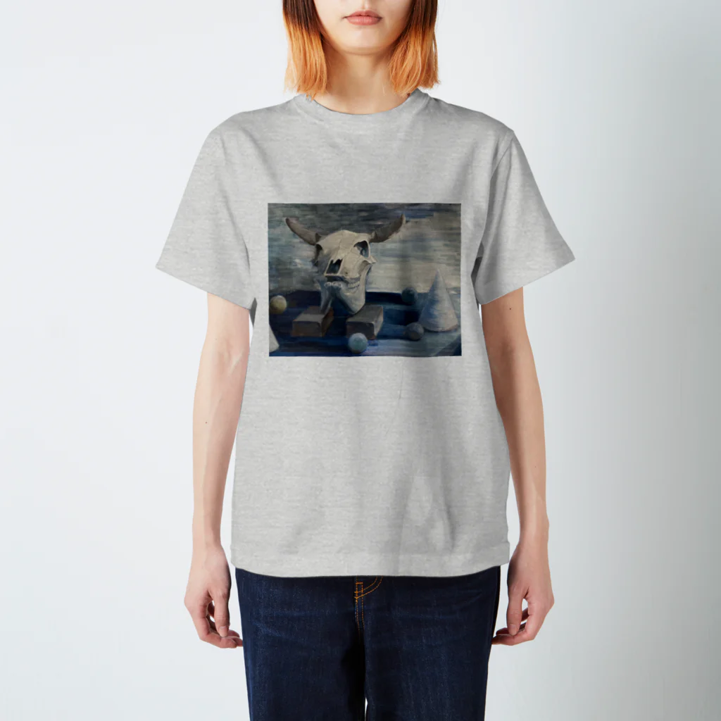 thatwouldのGYUKOTSU oil 牛骨油画 Regular Fit T-Shirt