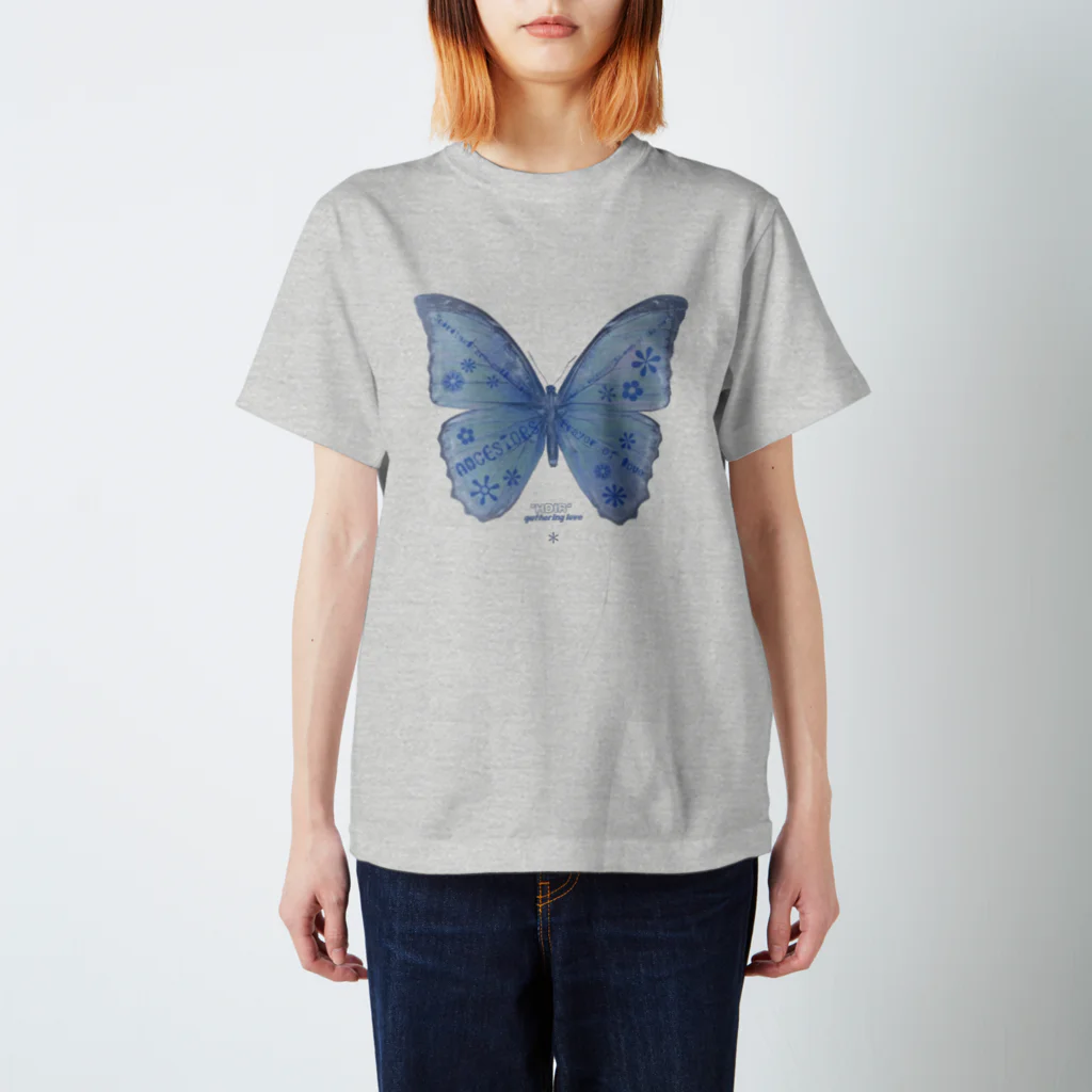 HDIR gathering love のAncestor butterfly (double face) スタンダードTシャツ