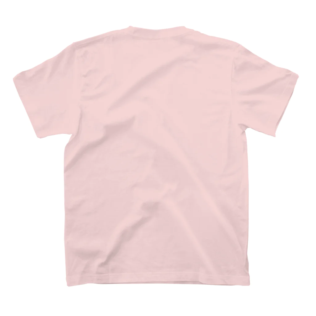 ue☆(ウイ）のハシビロコウのシューちゃんヨンナ～Tシャツ スタンダードTシャツの裏面
