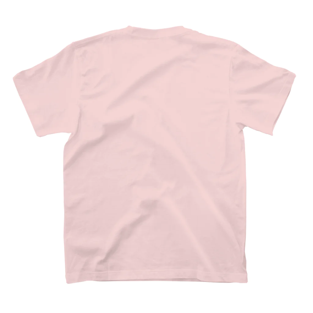 Red & Brack の梅に島柄長(透) Regular Fit T-Shirtの裏面
