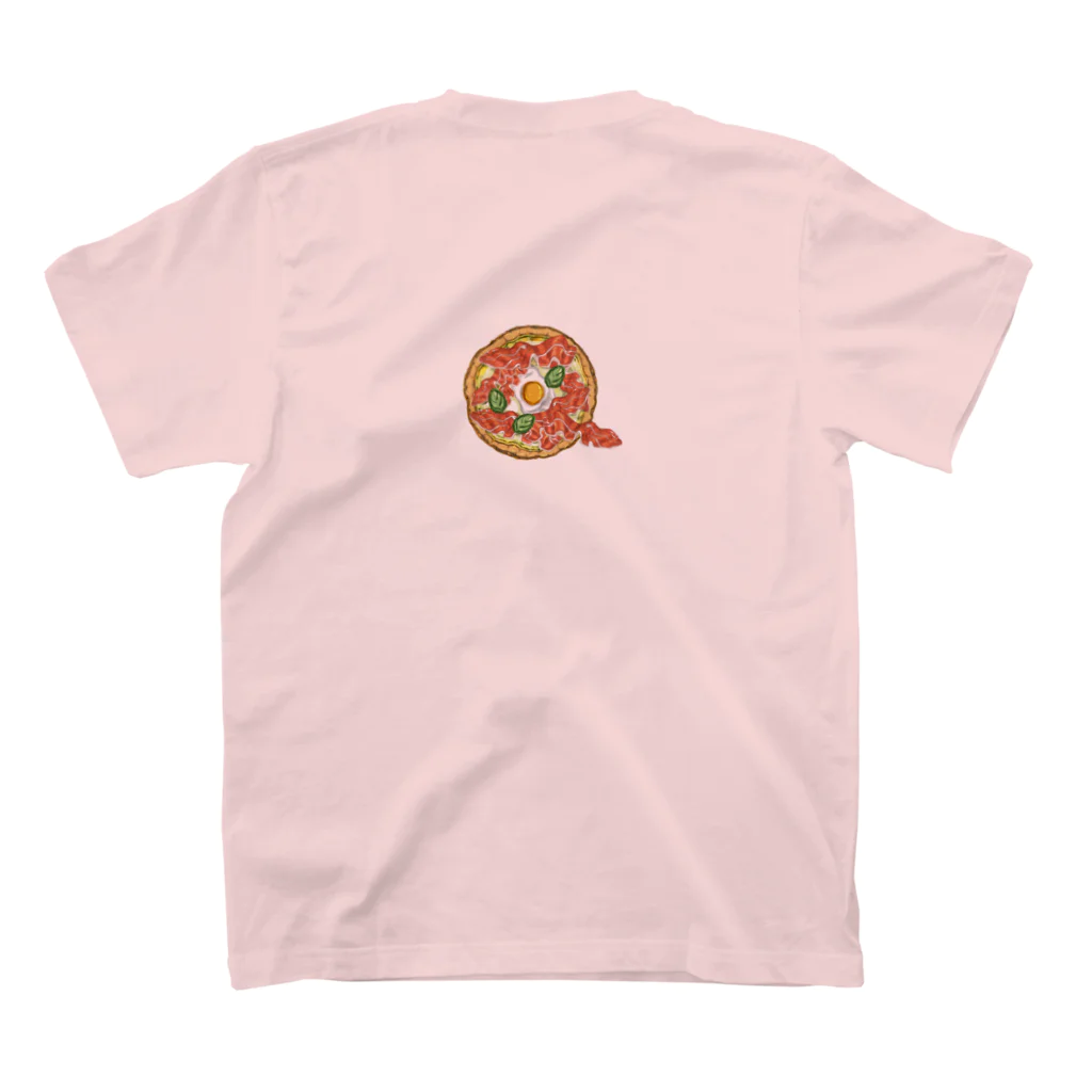 ピッツァマンのピッキ公式Ｔシャツ スタンダードTシャツの裏面