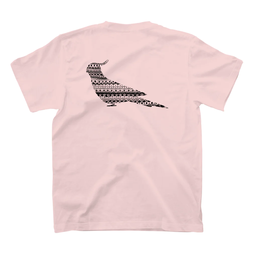 新谷べにのオカメインコ＋ Regular Fit T-Shirtの裏面