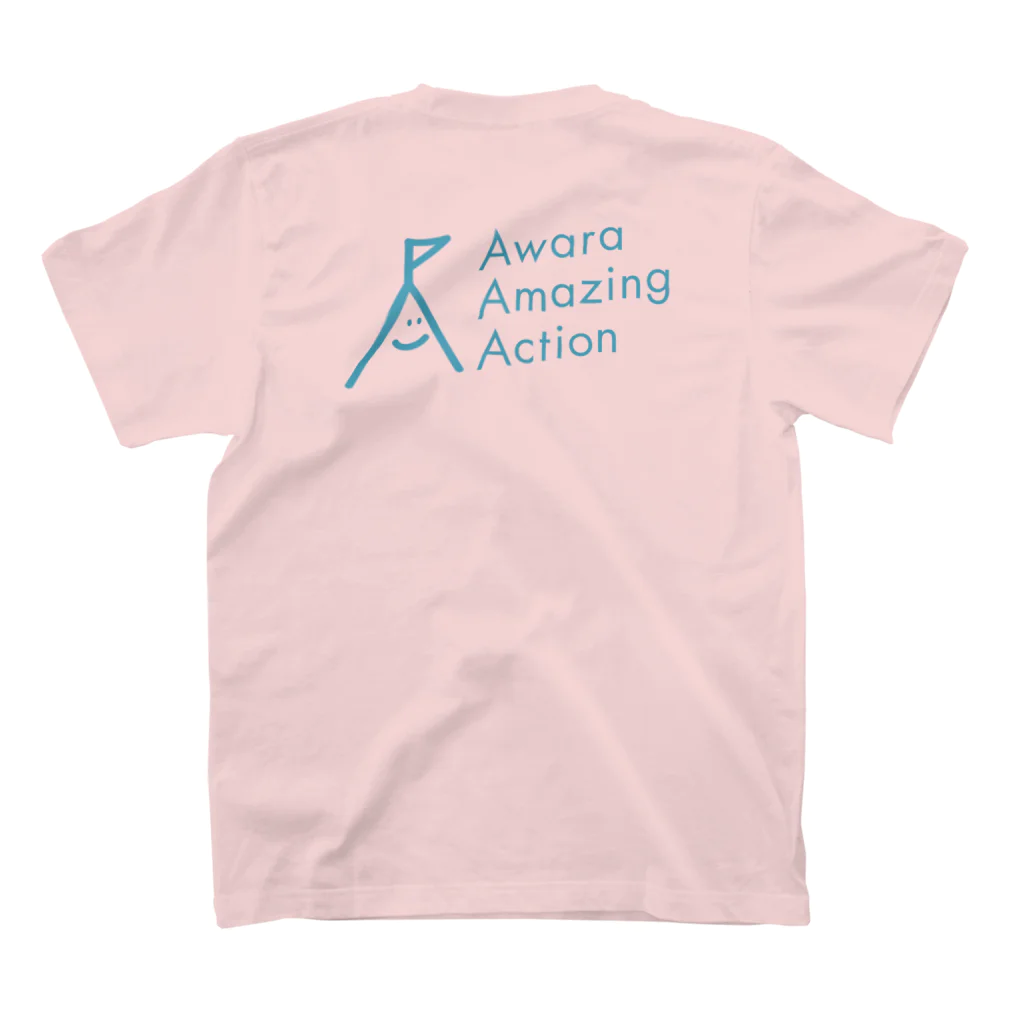 Awara Amazing ActionのAAAトンガリくん スタンダードTシャツの裏面