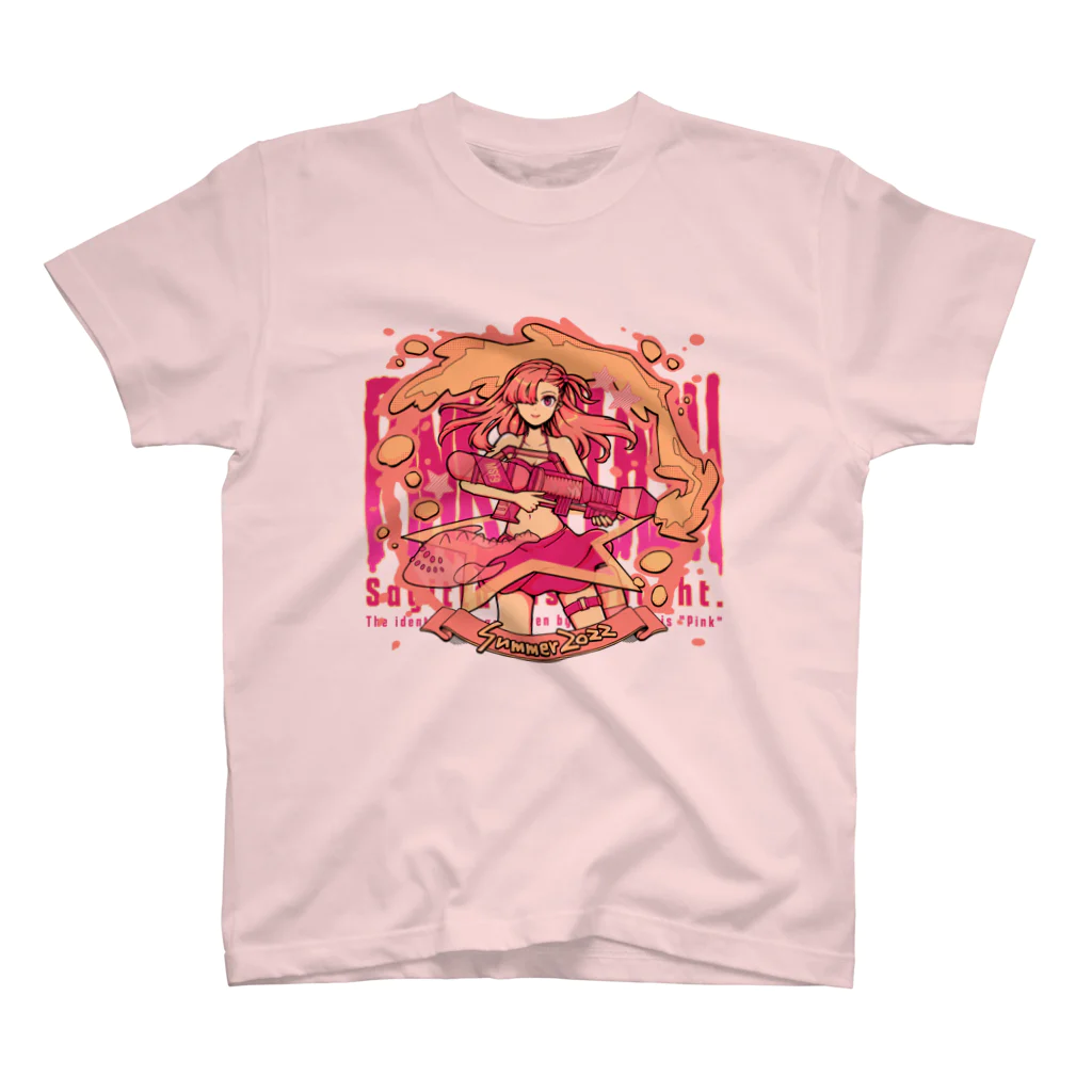 滝 さえの#002 PINK SPLASH! スタンダードTシャツ