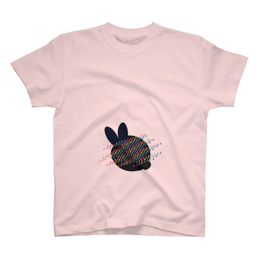 Rabbitflowerのうさうさうさうさ スタンダードTシャツ