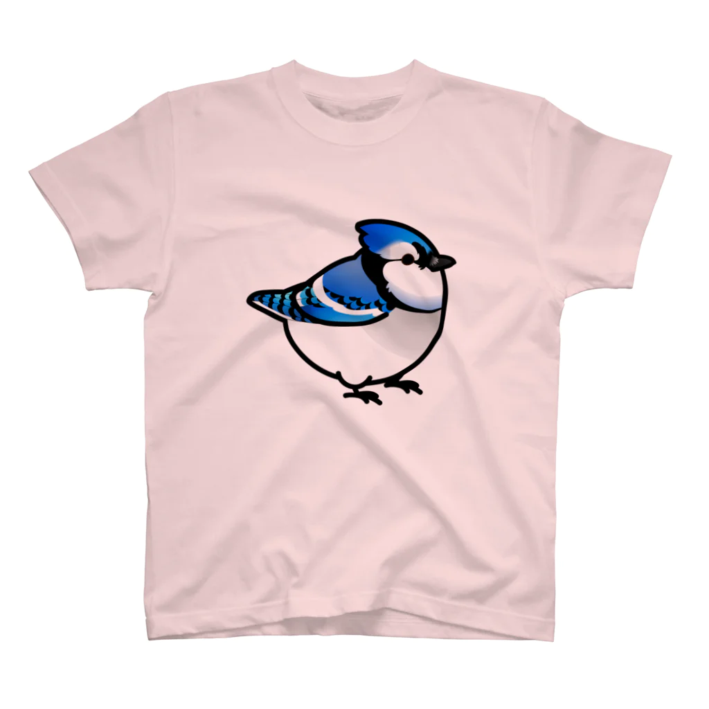 Cody the LovebirdのChubby Bird アオカケス　ブルージェイ スタンダードTシャツ