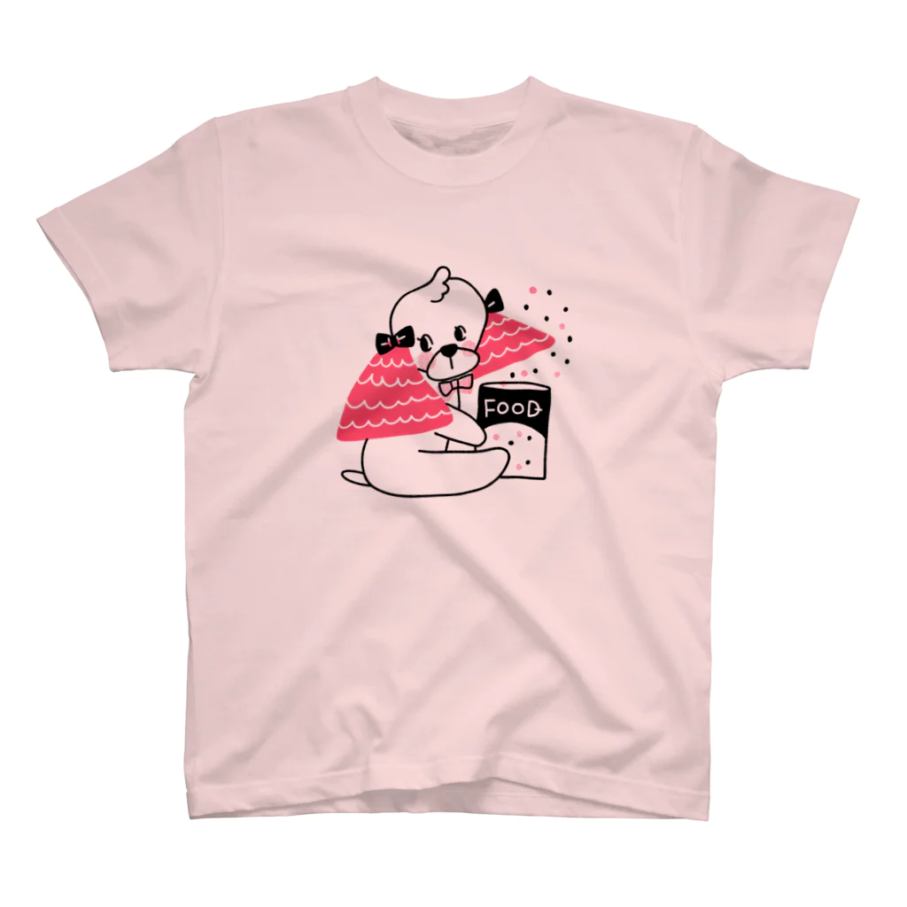 コッカースパニエルと仲間たちのお店のピンクのアメコカ スタンダードTシャツ