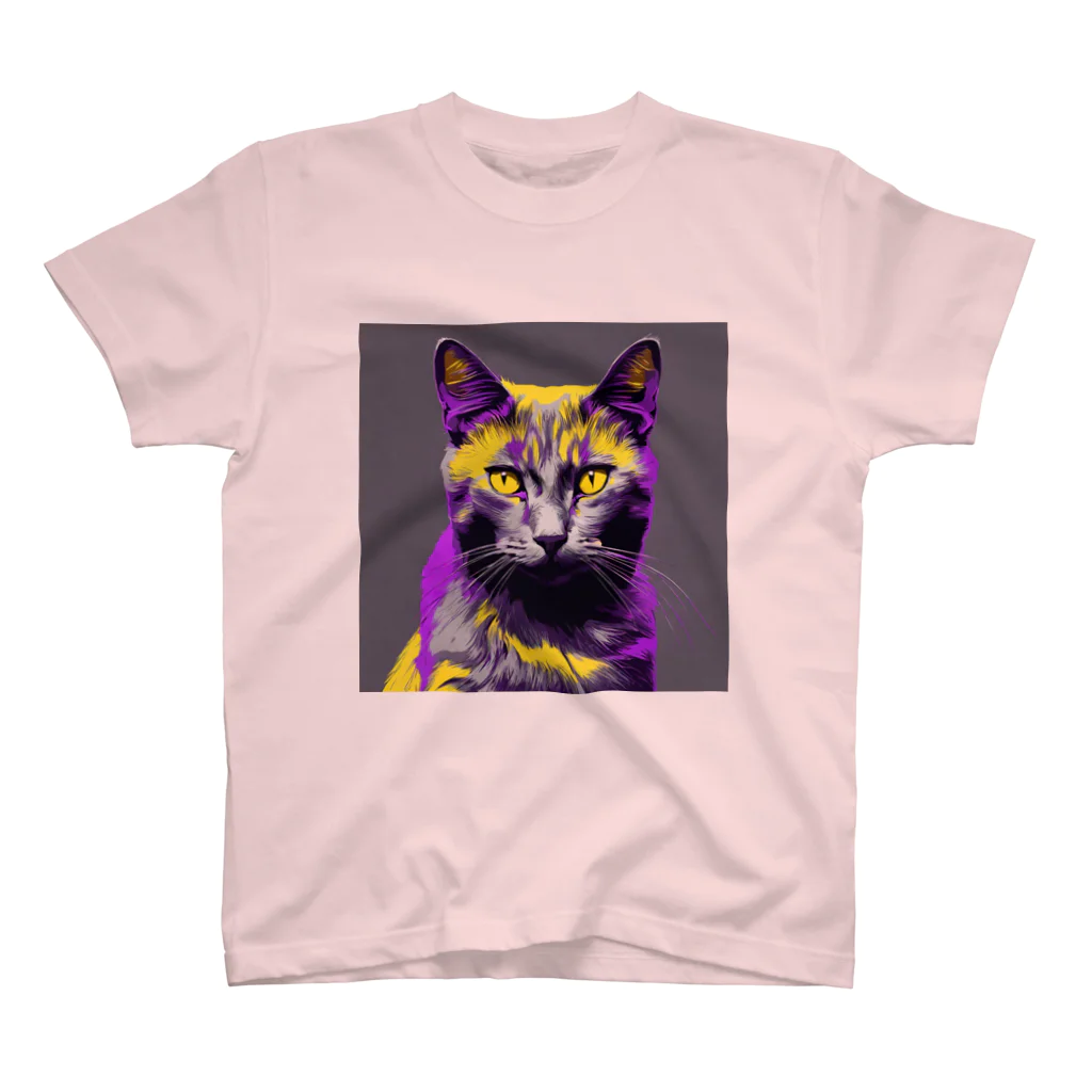 ながさわショップのnight cat Regular Fit T-Shirt