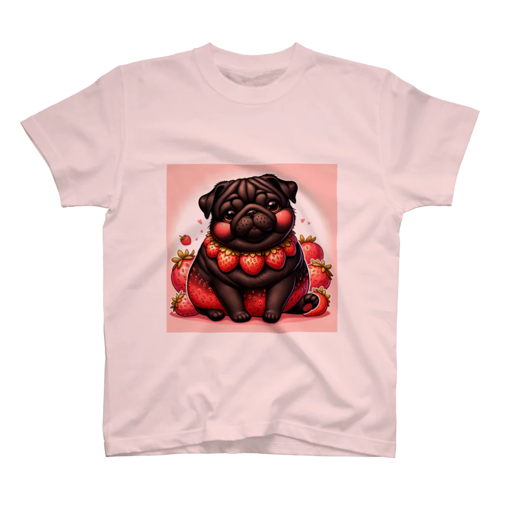 Ichigo-to-daifukuのパグのいちごちゃん Regular Fit T-Shirt