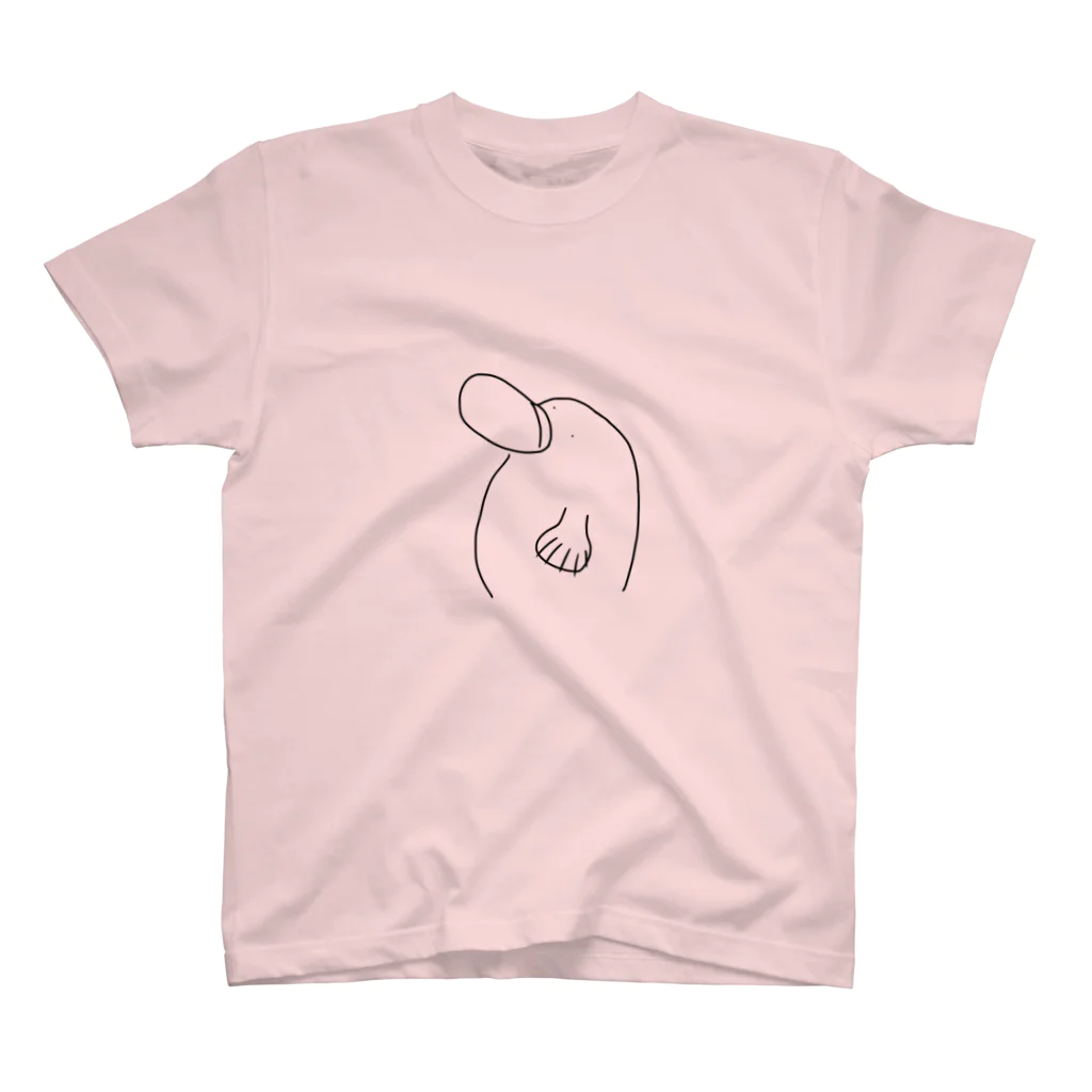 ゆるい動物のTシャツ屋さんのカモノハシ Regular Fit T-Shirt