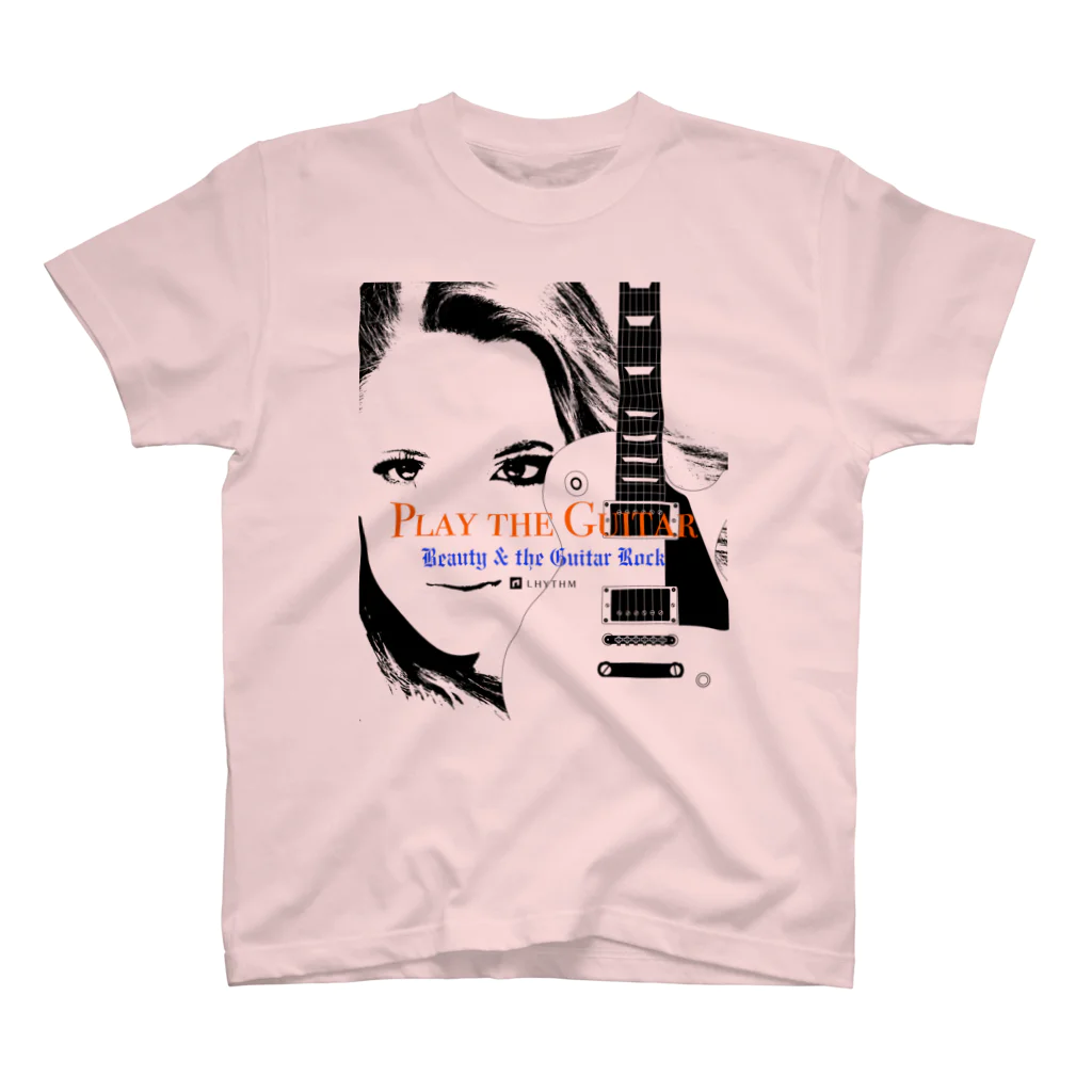 LHYTHM（リズム）のBeauty & The Guitar Rock #2 スタンダードTシャツ