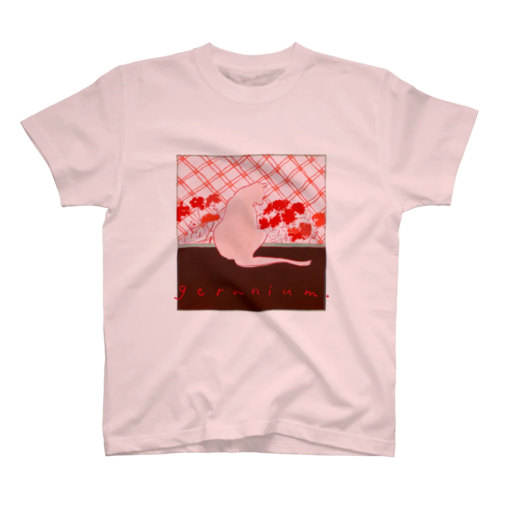 原倫子/ Tomoko Haraのgeranium スタンダードTシャツ
