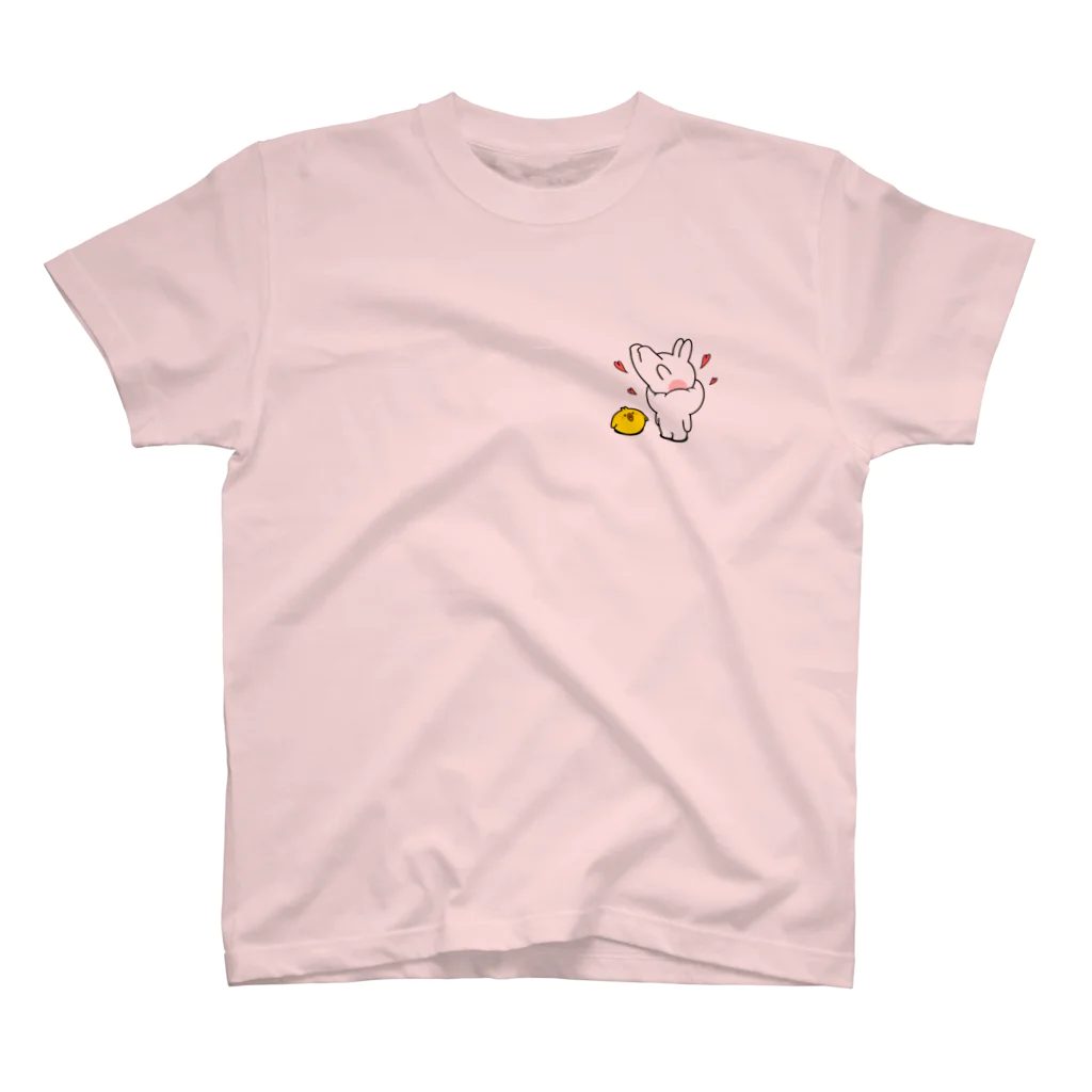 AKIRAMBOWのSpoiled Rabbit Clash / あまえんぼうさちゃん 激突 スタンダードTシャツ