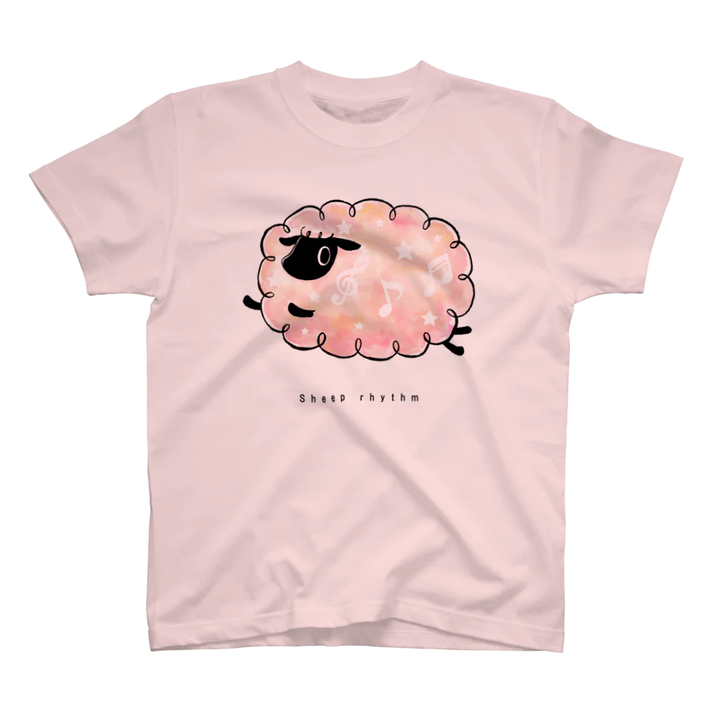 スタジオ･キーストンの羊のリズム  Sheep rhythm スタンダードTシャツ