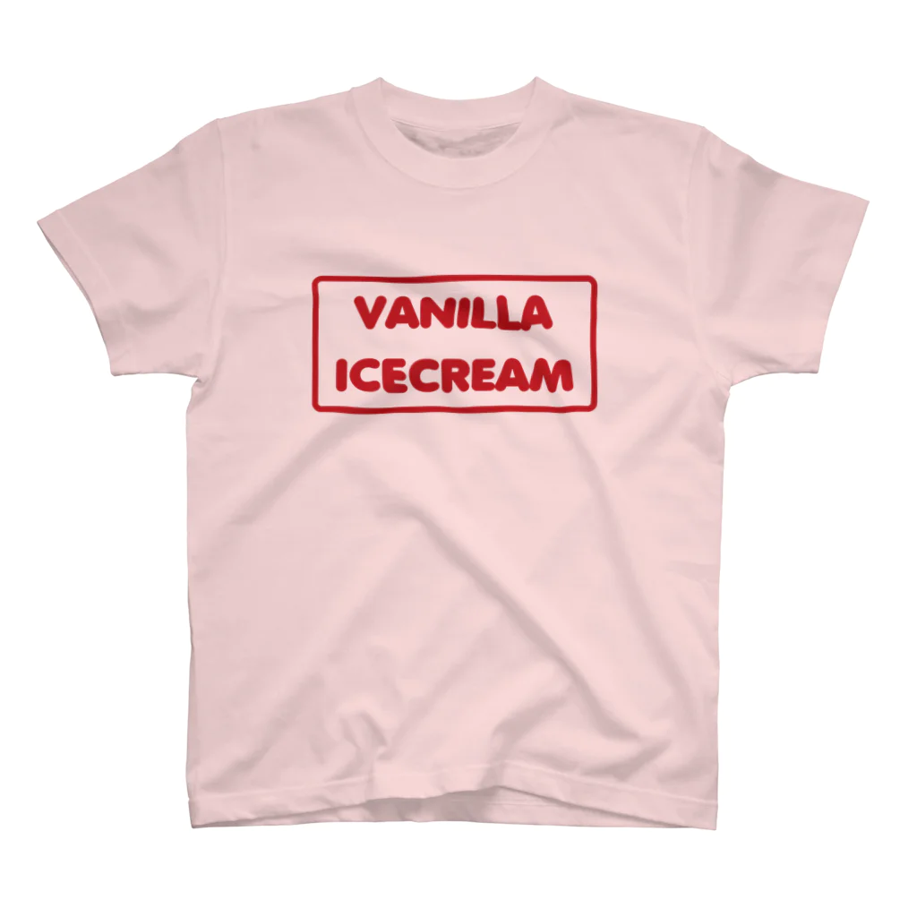 CHICHIPIのバニラアイスクリーム スタンダードTシャツ