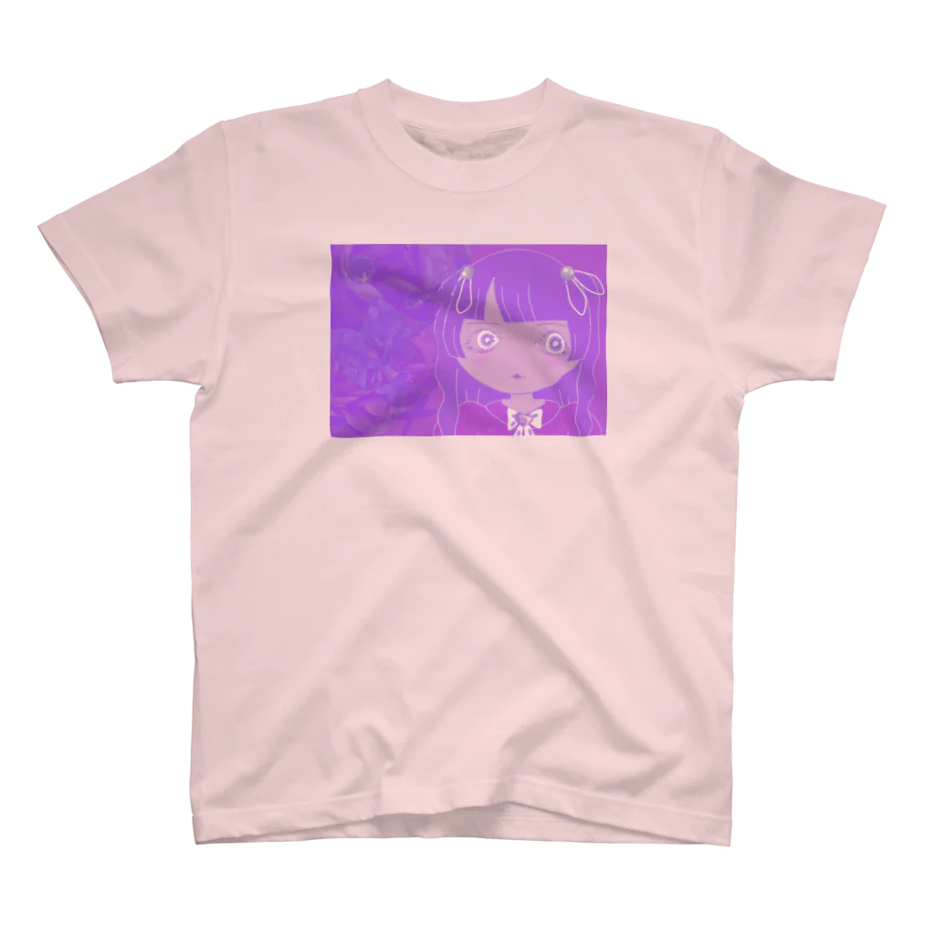 💜Salon de Lucia💜のPortrait No.xxx  BLUEBERRY スタンダードTシャツ