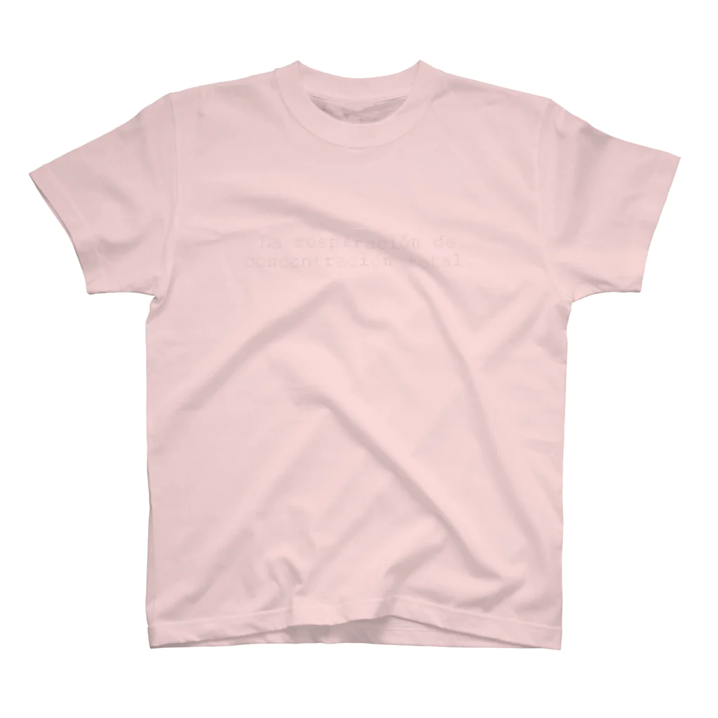 mdkBsAsの全集中の呼吸　スペイン語フレーズ Regular Fit T-Shirt