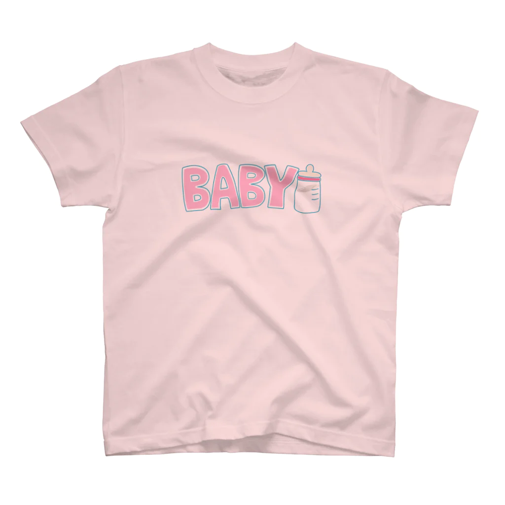 空野彼方のBABY　ピンク スタンダードTシャツ