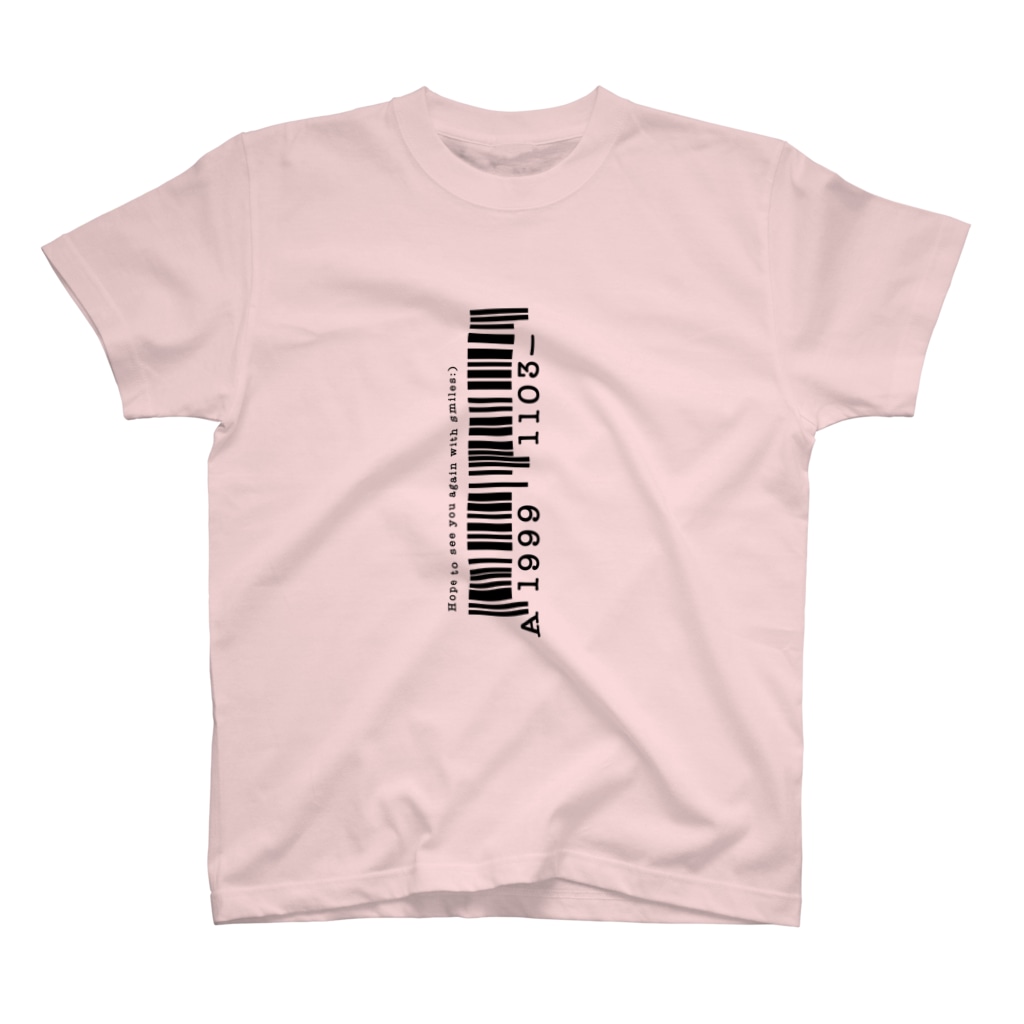アライロのバーコード Regular Fit T-Shirt
