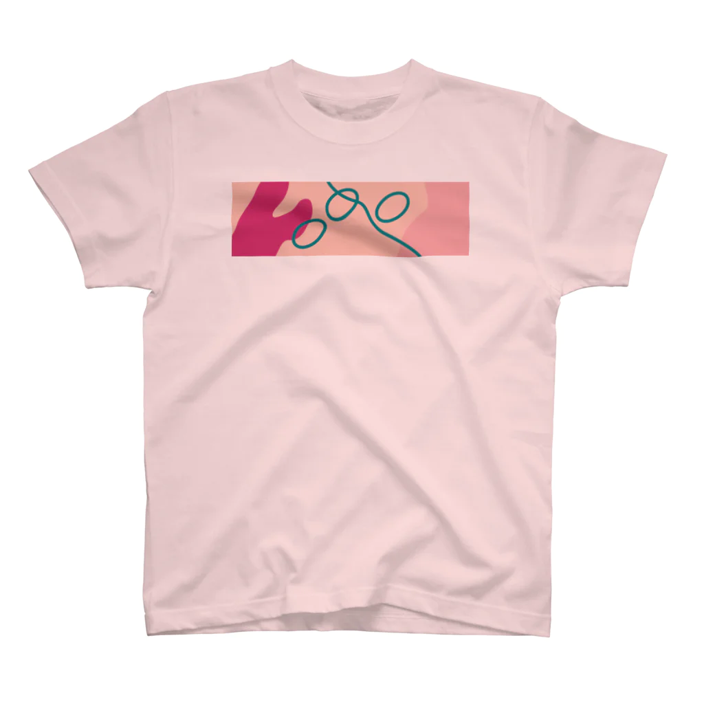 hr. grassのTULIP_PINK Regular Fit T-Shirt