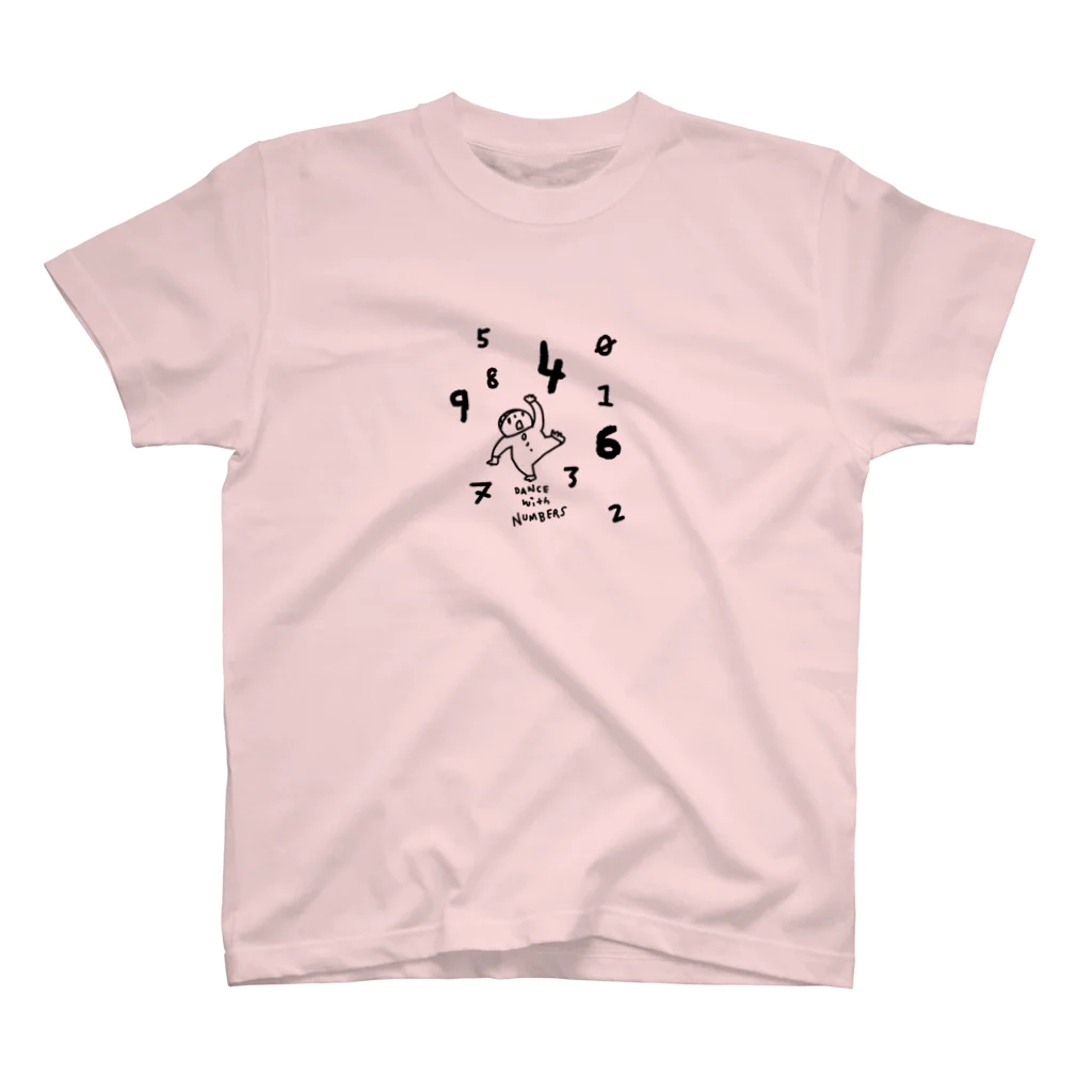 リリコマジュのDANCE with NUMBERS スタンダードTシャツ