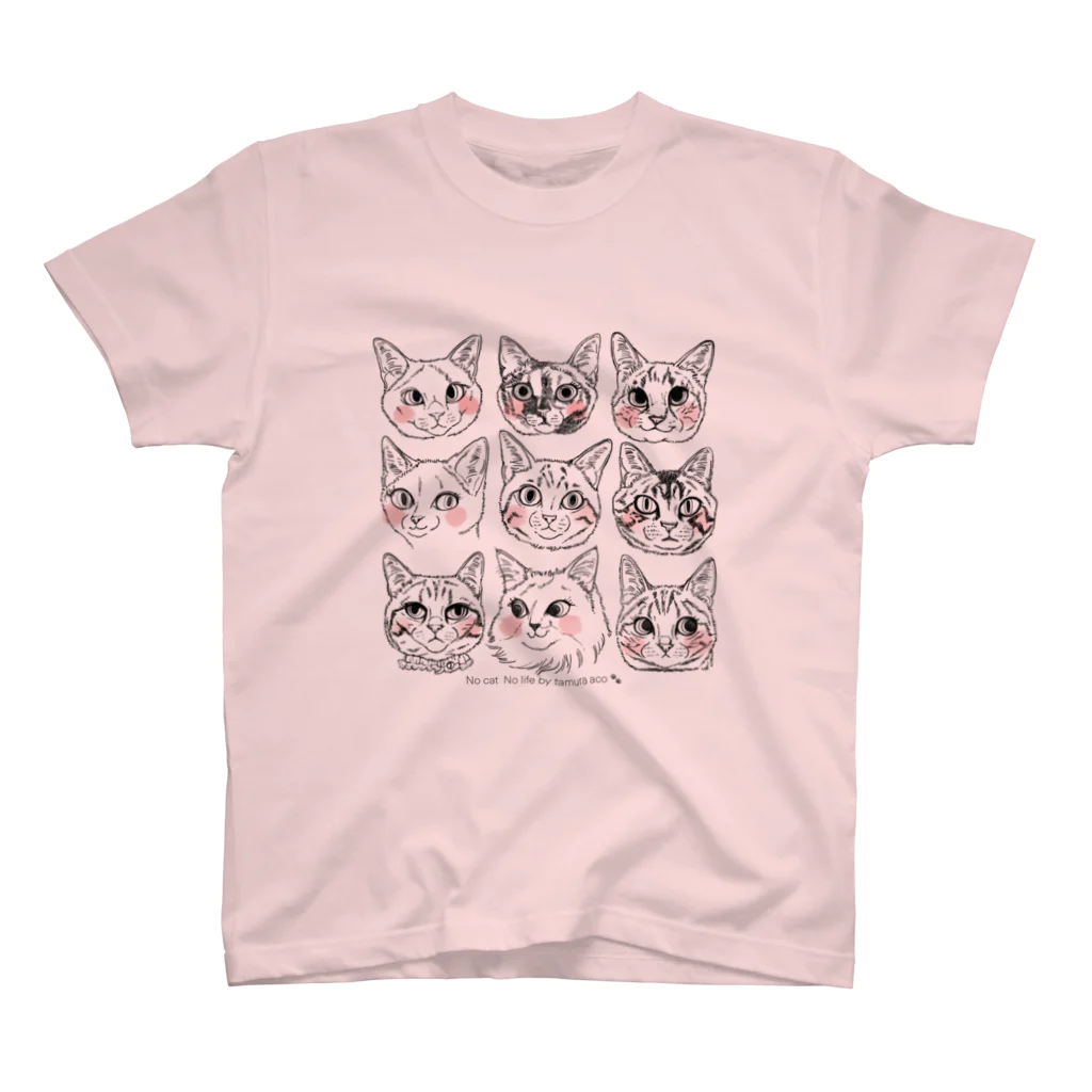 shop あこ猫犬屋の猫猫猫1 Regular Fit T-Shirt