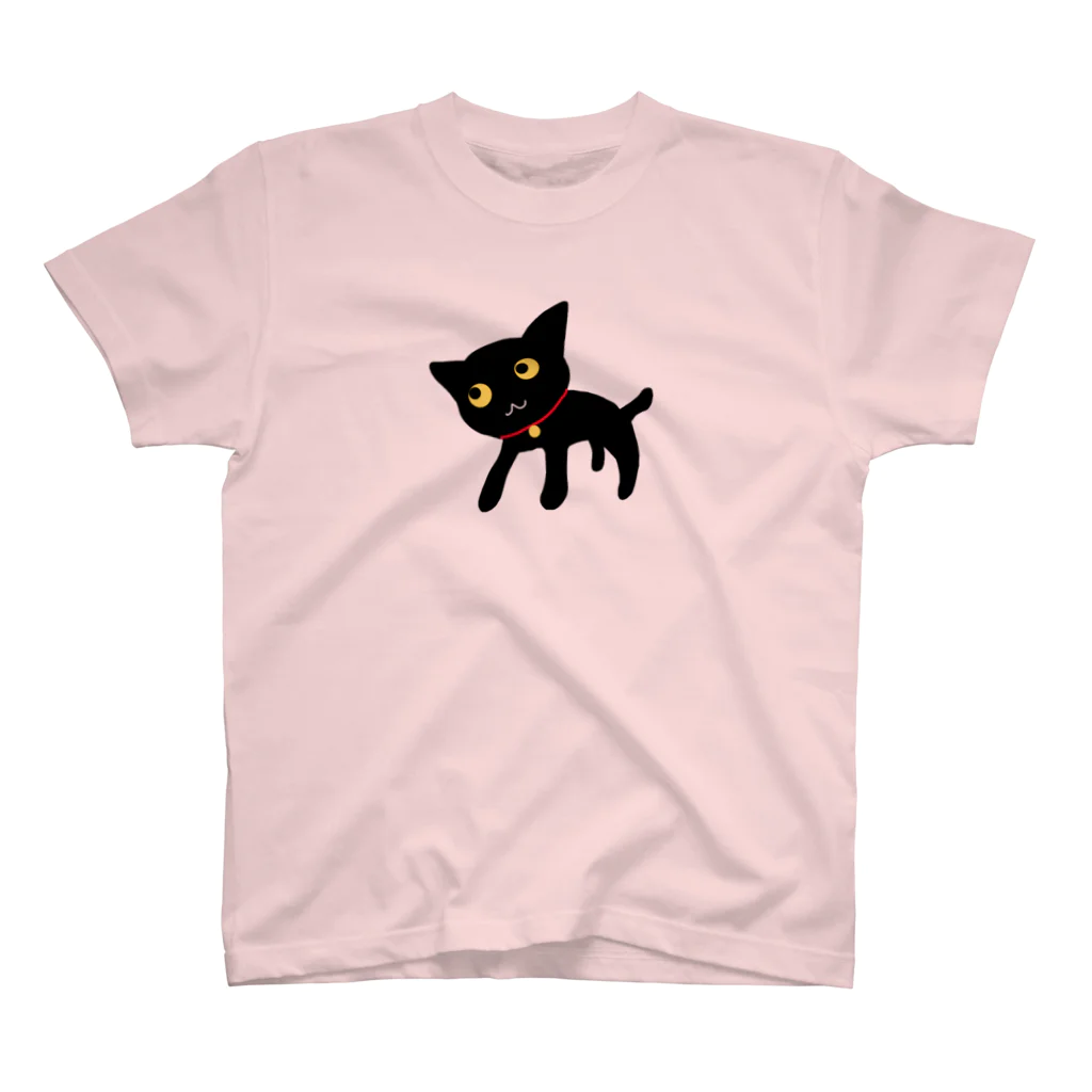 のほほん屋の黒猫さん スタンダードTシャツ