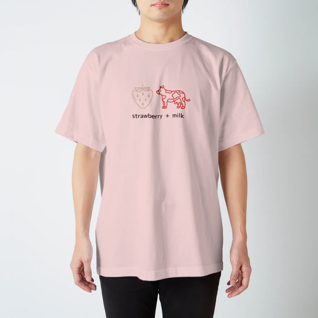 insparation｡   --- ｲﾝｽﾋﾟﾚｰｼｮﾝ｡のいちごミルク スタンダードTシャツ