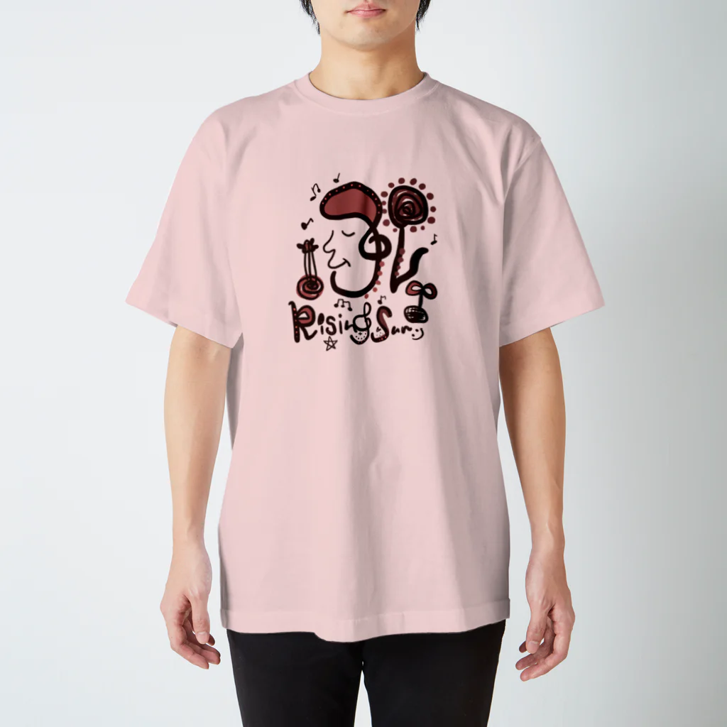 AmIyu のRising Sun  RE スタンダードTシャツ