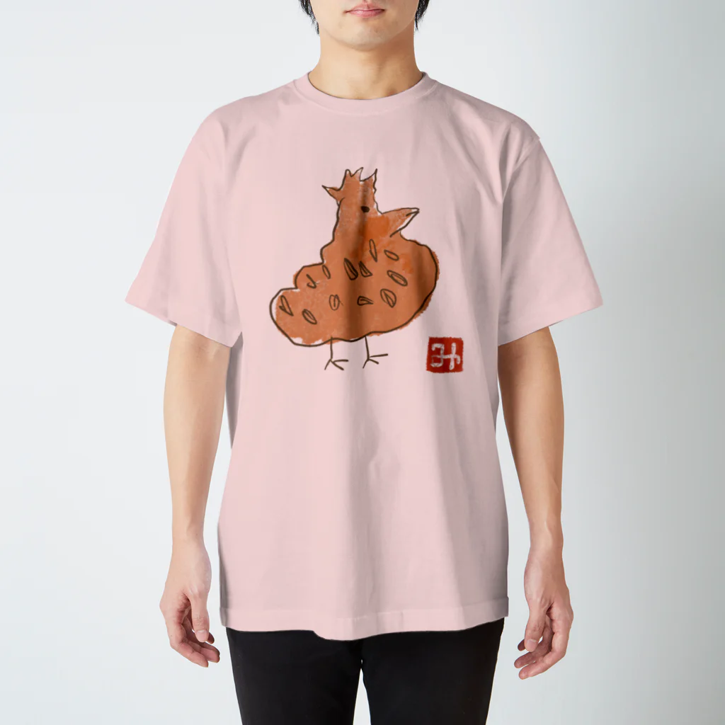 17ささぱんの地獄鳥くっくどぅーどぅるどぅー スタンダードTシャツ