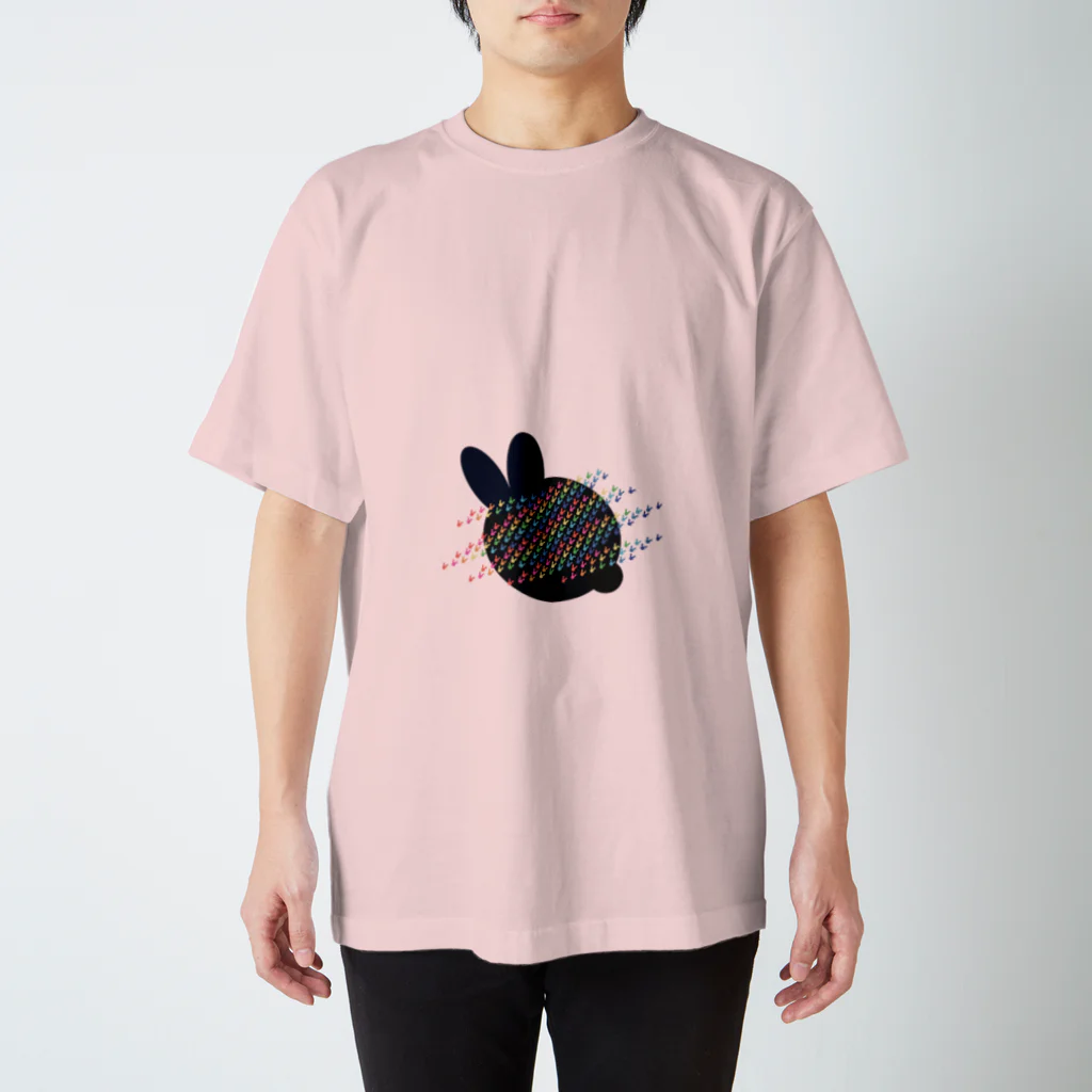 Rabbitflowerのうさうさうさうさ Regular Fit T-Shirt