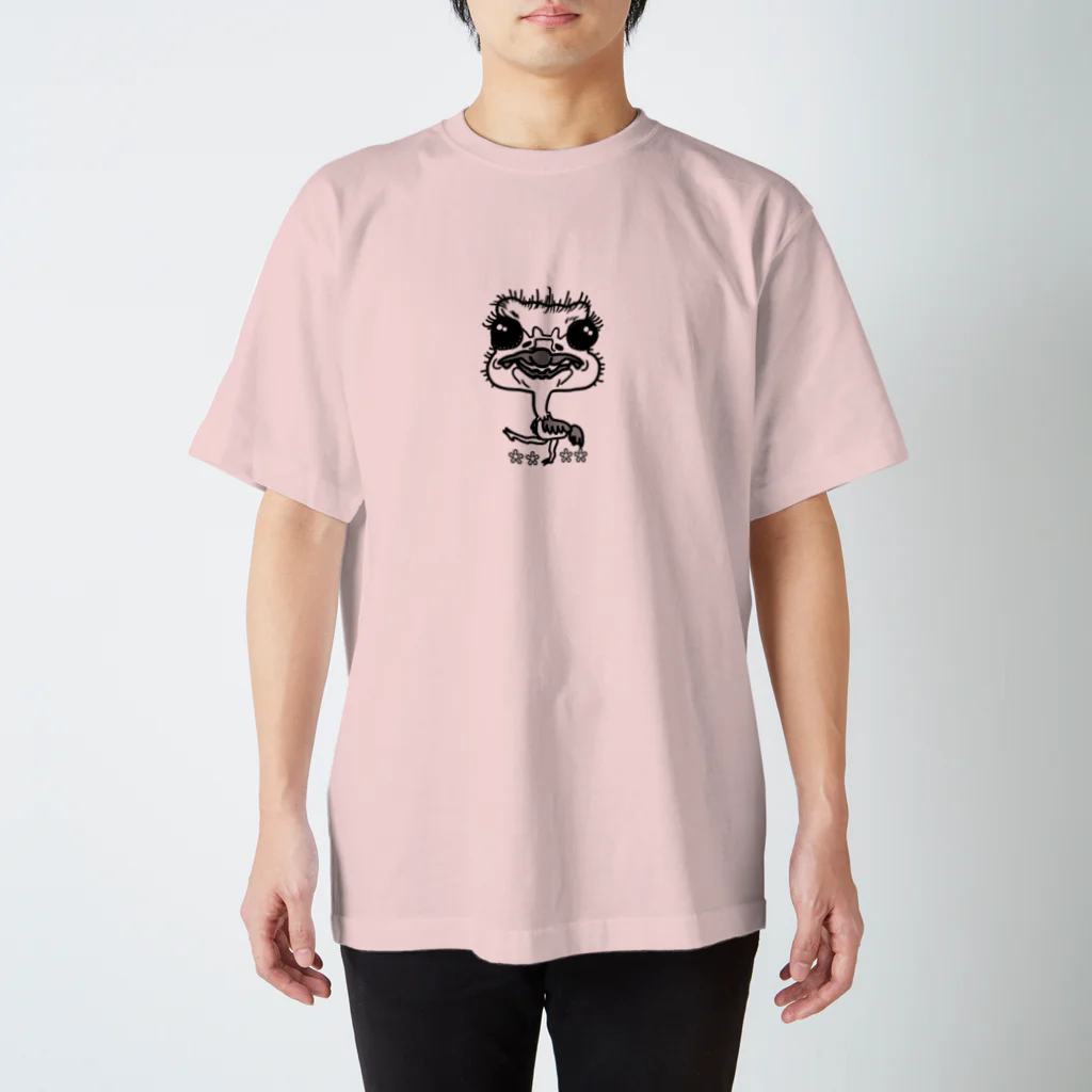 とりぼんのダチョウさん スタンダードTシャツ