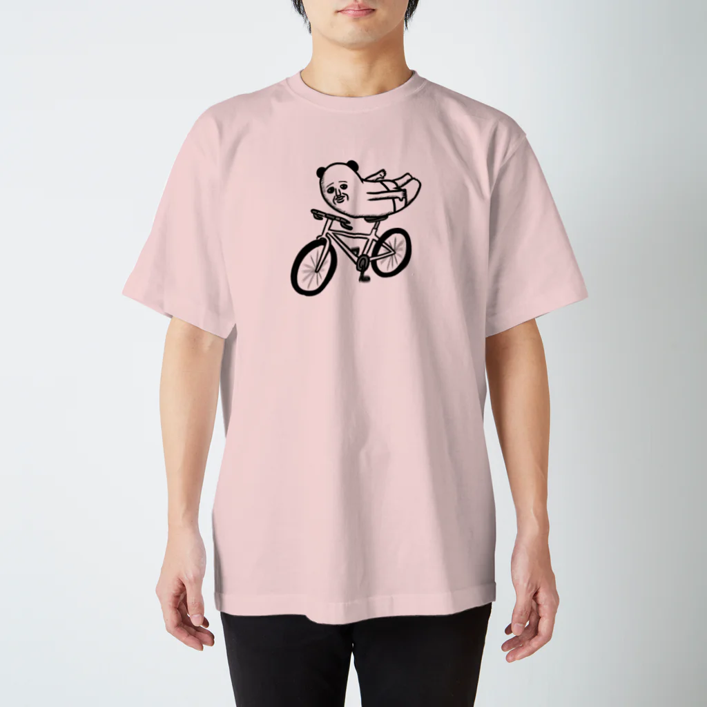 mamezoのパンダおっさん（サイクリング） Regular Fit T-Shirt