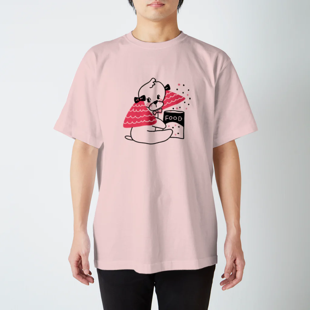 コッカースパニエルと仲間たちのお店のピンクのアメコカ スタンダードTシャツ